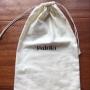 Good Quality Offwhite Beige Cotton Flannel Dust bag For Shoe