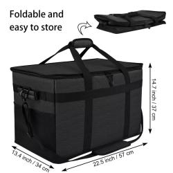 Collapsible food transport insulated bag fast food insulated refrigerated delivery box picnic bag