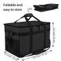 Collapsible food transport insulated bag fast food insulated refrigerated delivery box picnic bag
