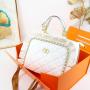 2024 hot selling large size Ruffles women's handbags quality PU ladies bags fashion  tote bags for girls supplier 32 cm