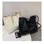 HR488 New Trend Women Handbag Woven Pattern Tote Shoulder Messenger Purses Bags PU Large Laptop Underarm Shopping Bag for Women