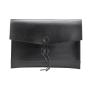Custom A4 A5 file folder envelope portfolio vegetable tanned leather high-end document paper bag leather case