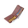 Custom Logo Durable Canvas Billfold RFID blocking Minimalist Slim Bifold Wallets for Men