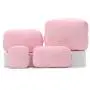 keymay No Moq Available 4 sizes variety Colors Terry Custom Makeup Bags For Kids Travel Cosmetic Bag Toiletry Bag