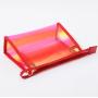 Rainbow Makeup Organizer 4 Set TPU Semi Clear Women Wash Toiletry Bag for Trip Pencil Case Storage Cosmetic Bags for Travel