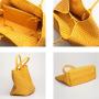 2024 OEM Luxury Designer Handheld Women's Woven Shoulder Bag Handmade Leather Lined Tote Bag with Custom Logo Fac Direct