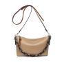 Good quality leather bags ladies messenger bag long strap fashion woman shoulder crossbody bags handbag for lady