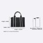 Customized Korean Handbag Premium Sense Shoulder Nylon Crossbody Women's Large Capacity Embroidery Handle Tote Bag