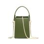 2024 Custom Women Lady Genuine Leather Mini Small Mobile Phone Chain Shoulder Crossbody Pouch Bag Purses