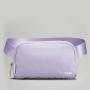 custom logo fashion fanny pack waist bag women men nylon purple athletica everywhere mini belt bag with adjustable strap