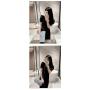 Grey twinkling women party clutch bag purses with chain dinner dress handbag evening wedding wrinkle clutch handbags for women