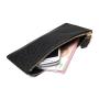 Billeteras Custom Luxury Real Ostrich Skin Leather Men Women Fashion Mini Slim Coin Cash Zip Zipper Wallet Purse