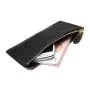 Billeteras Custom Luxury Real Ostrich Skin Leather Men Women Fashion Mini Slim Coin Cash Zip Zipper Wallet Purse