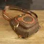 Mini Backpack Cross border Fashion PU Spring New Old Flower Crossbody Chest Bag