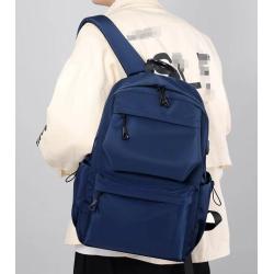ZWY236 Men Daily Casual USB Charging Shoulder Bag Oxford Waterproof Wearable Laptop Backpack Business Travel Student Schoolbag