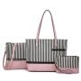 Lovevook Fashion luxury Tote Bags Shoulder Purse Work Bags Sets Women Designer 3 in 1 PU Leather crossbody purses and Handbags