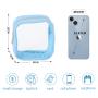Keymay Washroom Brush Organizer Waterproof Pouch Zip Lock PVC Cosmetic Bag Transparent Portable Clear Makeup Bag
