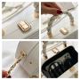 Fashion trendy chaines bolsos de mujer female handbags custom leather bags women hand bag for ladies