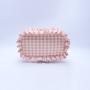 Exquisite Structure Manufacturing Toiletry Bags Lightweight Ruffle Cosmetic Bag Designer Luxury Cosmetic Bag