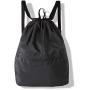High Quality Custom Adjustable Waterproof Polyester Gym Drawstring Bag With Zipper Pocket