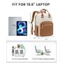 High quality LOVEVOOK quilted bags new waterproof student outdoor backpack bag for girls 15.6 17in large travel laptop backpacks