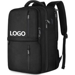 wholesale price custom luxury usb charging waterproof business laptop oxford backpack with shoe compartment