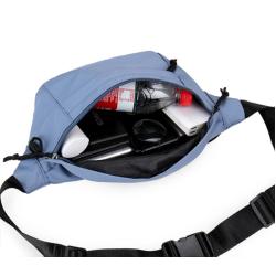 New Casual Fitness Men Waist Pack Mobile Phone Bag Large Capacity Sports Running Cycling Chest Bag For Women