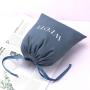 Promotion Custom Logo Printing Cotton Linen Gift Shopping Bag For Handbag Drawstring Muslin Cotton Dust Shoe Pouch