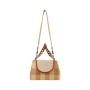 Luxury Manufactured Handmade Women Cross Body Bag Ladies PU Leather Canvas Straw Handbags Women Designer Bag