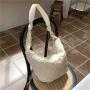 New design Embroidery nylon crossbody bag soft Knot decoration chic messenger bag Simple fashion wadding ladies shoulder bags