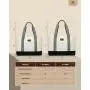 LOVEVOOK custom fashion canvas bags for ladies purses and handbags school business large 15.6in 17in women's laptop hand bags