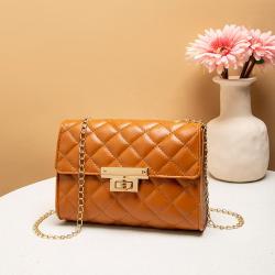 2024 Ladies Fashion Mobile Phone Bag New Embroidered Small Square Bag with Diamond Chain for Ladies Wholesale