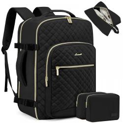 LOVEVOOK 40L Multifunction Smart Travel Backpack with 3 packing cubes for Travelling Business 17in Laptop Backpack With USB Port