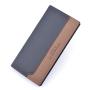 2021 high quality wholesale fashion black color leather wallets for men