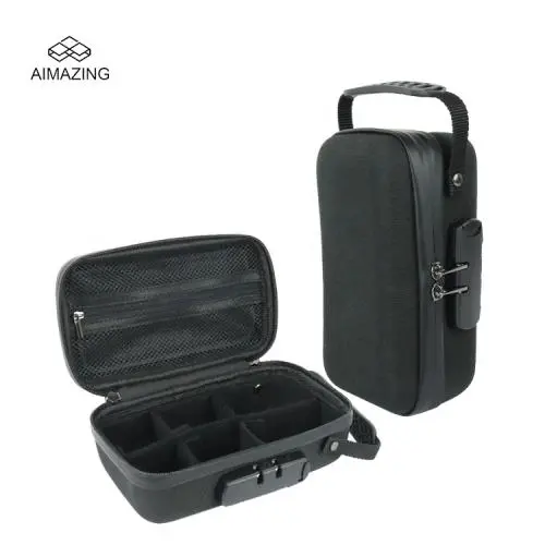 Odor Proof EVA Case with Carbon Fiber to Smell Proof Portable Odorless Case Activated Carbon Lining Smell proof Case