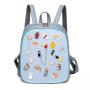 OEM wholesale custom design fashion pu leather clear transparent window kids Ita backpack bag