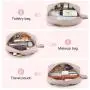 Customized Elegant Roomy Cosmetic Pouch for Purse Travel Makeup Bag Zipper Pouch Toiletry Cosmetic Bags