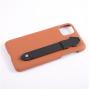 Genuine Leather Smartphone Mobile Phone Case Cover With Handle For Iphone 12 13 14 15 pro Max 14 Plus