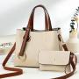 CCF533 Women's Handbags Set Lady Hand Tote Bag 2 Pieces Sac A Purse And Handbags For Women jacquard Luxury Shopping Handbags