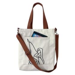 Custom Logo Size Printed Eco Friendly Recycled Plain Bulk Large Organic Calico Cotton Canvas Grocery Shopping Strap Tote Bag