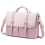 LOVEVOOK 15.6 inches Multi-Pocket Leather Laptop Tote Work Bags Ladies Shoulder Messenger Briefcases Purses Laptop Bag for Women