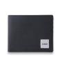 Men's Bi-fold Wallet For Gift RFID Feature Front Pocket Canvas Card Wallet With Label