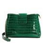 New Custom Fashion Styles Ladies Handbags Shoulder Bag Green Embossed Croc Texture Luxury Crossbody Bags Handbags For Women