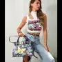 Top product fashion ladies bag playful personality women handbag with belt silk screen tote bag printing shoulder bag supplier