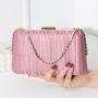 New Ladies Evening Bag Diamond Handbags Women Banquet Dinner Clutch Bag Chain Small Square Bag