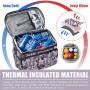 Custom Logo Durable Waterproof 600D Oxford Leakproof Thermal Aluminum Foil Tote Insulate Lightweight Cooler Box Lunch Bag