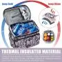 Custom Logo Durable Waterproof 600D Oxford Leakproof Thermal Aluminum Foil Tote Insulate Lightweight Cooler Box Lunch Bag