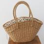New straw woven women's portable beach bag sac main femm sac