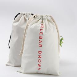 Customized  White Waterproof Drawstring Bag Pu Leather Drawstring Pouch
