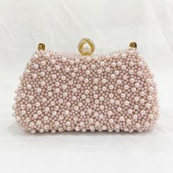 sac tendance 2024  custom Luxury Pearl Girls Party Hand Bag Fashion Designer Women Evening Bags Clutch Purse for Wedding